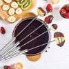 15pcs Fondue Sticks Smores Sticks Stainless Steel Fondue Forks with Heat Resistant Handle for Roast Meat Chocolate Dessert Cheese Marshmallows