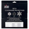 All-Clad 3-Piece Set cookware protectors Black Grey 3 Count