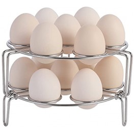 Aozita Stackable Egg Steamer Rack Trivet for Instant Pot Accessories