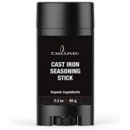 Culina Cast Iron Seasoning Stick | 100% Organic Ingredients | Best for Non-stick Cooking & Restoring | for Cast Iron Cookware Skillets Pans & Grills!…