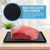 DEFROST MAGIC Professional Defrosting Tray Thawing Plate for Frozen Meat Extra Large Meat Defrosting Tray Easy To Clean No Electricity or Chemicals Needed Great Gift for Home and Kitchen