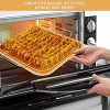 EaZy MealZ Crisping Basket & Tray Set | Air Fry Crisper Basket | Tray & Grease Catcher | Even Cooking | Non-Stick | Healthy Cooking 9 x 10 Copper
