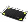 GrayKitchen Extra Fast Defrosting Tray for Frozen Meat Rapid Defrosting Plate with Dripping Pan and Silicone Border Defrost and Thaw Natural Safe Clean and Quick Thawing Tray for Frozen Meat