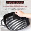 Grill Pan Scraper Cast Iron Pan Scrapers Hand Held Skillet Scrubber Scraper Cleaners Tools For Cast Iron Pans,Frying Pan,Skillet,Grill,Wok,Dutch Ovens,Waffle Iron Pans,Cookware Accessories