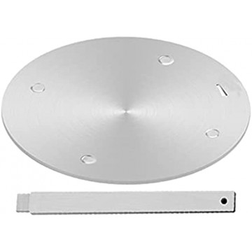 Heat Conduction Plate for Gas Stove,Heat Diffuser Stainless Steel Induction Adapter Plate Removable Handle Coffee Milk Cookware Induction Hob Heat Cooking