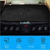 Larsic Gas Stove Burner Cover Large Trendy Dust and Cat Hair Surface Protection for Modern Kitchens Flat Serving or Food Prep Area Foldable and Portable Design 29.5x21 Black