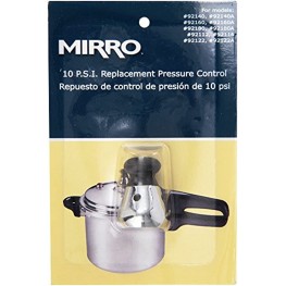 Mirro 92110 Stainless Steel Pressure Cooker and Canner Control 10-PSI for Model 92140 92140A 92160 92160A 92180 92180A 92112 92116 92122 92122A