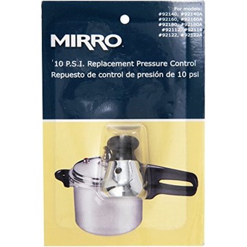 Mirro 92110 Stainless Steel Pressure Cooker and Canner Control 10-PSI for Model 92140 92140A 92160 92160A 92180 92180A 92112 92116 92122 92122A