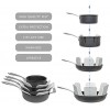 Pan and Pot Protectors Set of 6 Gray 16 in. diameter. Perfect for Non Stick Pans To Avoid Scratching