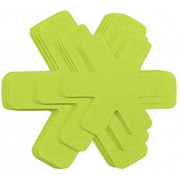 Pot and Pan Protectors Set of 12 and 3 Different Size Pot Dividers Pad to Prevent Scratching Separate and Protect Surfaces of Your Cookware（Green）
