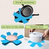 Pot Pan Protectors Set of 12 and 3 Different Size Pan Protectors Cookware Protectors Set Pot Separators Pads to Prevent Pot Pan Scratching Separate and Marring 7.9inch&11.2inch&12.5inch-12pcs-blue