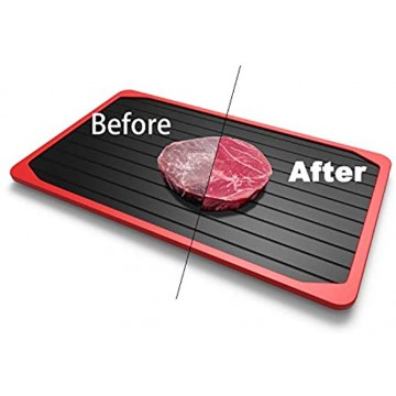ROYOR Defrosting Plate Thawing Tray For Frozen Meat Large Miracle Thaw Defrosting Tray Original Thawing Plate For Frozen Meat rapid thaw defrosting mat Thawing Mat