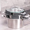 Set of 9 Gray Pan and Pot Protectors，3 Different Size，Avoid Scratching and Protect Surfaces