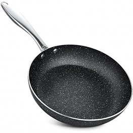 8 Inch Nonstick Frying Pan Non Stick Skillet with Stainless Steel Handle Omelet Chef’s Pan with Granite Coating-PFOA Free Oven & Dishwasher Safe