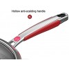 Chef's Classic Stainless Steel Non-stick Frying Pan Professional Cooking Pan Non-stick Frying Pan 11x1.5 inches