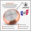 Laguiole 10 Nonstick Copper Frying Pan 100% PFOA and APEO Free Induction Cookware for Kitchen