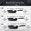 POT QUEEN 10 Cast Iron Nonstick Frying Pan for Electric Induction Cooktops Gas Dishwasher Safe Indoor Outdoor Use,Kitchen Cooking Eggs Meat Pancake