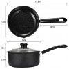 Yakar Frying Pan Cast Iron Steak Frying Pan,smokeless Non Stick pan with Heat Resistant Handle,Suitable for fried eggs Steak Pizza Barbecue stir Fry Cooking Induction Cooker Gas Stove etc