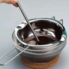 AIKEFOO Stainless Steel Double Boiler Pot，Chocolate Melting Pot 304 Stainless Steel Corrosion Resistant Easy To Clean,Can Be Used To Melt Chocolate Butter.The Capacity Is 400ml.