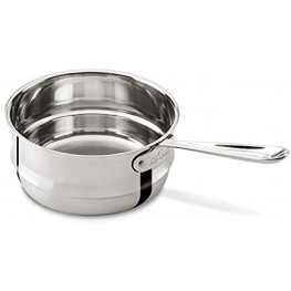 All-Clad 4703-DB Stainless Steel Dishwasher Safe Double Boiler Insert Cookware 3-Quart Silver