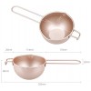 Carbon Steel Chocolate Melting Pan Nonstick Double Boiler Pot Melting Bowl for Candy Butter and Cheese Making