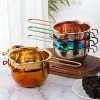Chocolate Melting Pot with Heat Resistant Handle Stainless Steel Double Boiler Pot Mixing Bowl for Candy Butter Cheese