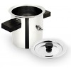 IndiaBigShop Premier Stainless Steel Cookware Milk Boiler 34-Ounce Capacity Silver