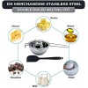 Melting PotDK Merchandise Stainless Steel Fondue Melting Pot Double Boiler suitable for Melting Chocolate Butter Honey Sugar