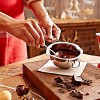 METSHOW 600ML Double Boiler Melting Pot with Silicone Spatula,304（18 8）Stainless Steel Chocolate Melting Pot，with Heat Resistant Handle for Melting Chocolate Candy Candle Soap