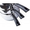 Range Kleen 3-Piece 3-Quart Sauce Pan with Lid Steamer and Double Boiler Insert