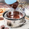 Stainless Steel Double Boiler Pot Chocolate Melting Pot for Melting Chocolate Butter Cheese Candle and Wax Making Kit Double Spouts with Capacity of 400ml