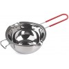 Stainless Steel Double Boiler Pot for Melting Chocolate Candy and Candle Making 480ML Red handle