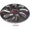 Good news Stainless Steel Oyster Plate 8 Slots for Oysters Scallop,Thick Oyster Grill Pan Oyster Shell Shaped,10 inch Diameter