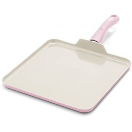 GreenLife Grip Healthy Ceramic Nonstick Griddle Pan 11" Soft Pink
