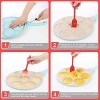 Kids Pancake Maker Pan 7-Cup Animal Pancake Mold Nonstick Grill Pan Mini Blini Pancakes Mold for Children 10 Inch With Silicone spatula & Silicone Brush