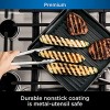 Ninja C30528 Foodi NeverStick Premium Hard-Anodized Slate Grey Grill Square Pan-11 Inch