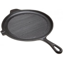 Old Mountain 11.25" Round Grill with Assist Handle Black
