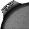 Outset 76378 Scallop Cast Iron Grill and Serving Pan Black