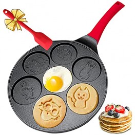 Pancake Molds for Kids Pancake Pan for Kids Mini Pancakes Maker Kids Pancake Pan Non-stick Pancake Griddle Grill Pan Mini Crepe Maker Sarten Para Pancakes Niños