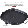 YONATA Korean Nonstick BBQ Grill Pan for Stovetop Barbecue Portable Hot Plate Smokeless Baked Beef,Egg Indoor Stovetop or Outdoor BBQ