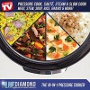 Blue Diamond Weekday Wonder 16-in-1 Diamond-Infused Nonstick 6QT Pressure Cooker Slow Cooker and More