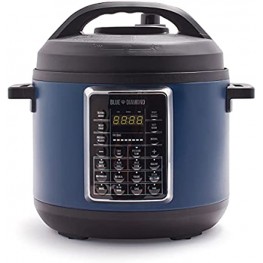 Blue Diamond Weekday Wonder 16-in-1 Diamond-Infused Nonstick 6QT Pressure Cooker Slow Cooker and More
