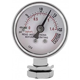 Buffalo QCP435 37-Quart Stainless Steel Pressure Cooker Pressure Guage Steam Gauge