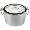 Buffalo Steam Pot in pot cooking with Lid set of 4 pieces for QCP435 37-quart Buffalo pressure cooker [Commercial series]