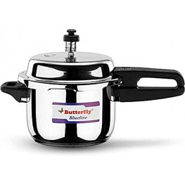Butterfly Blue Line 3L Pressure Cooker 3-Liter Stainless Steel