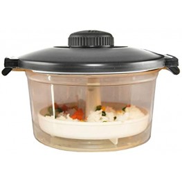 HOME-X Microwave Pressure Cooker With Steamer