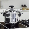 MAGEFESA Star Quick Easy To Use Pressure Cooker 18 10 Stainless Steel Suitable for induction. Thermodiffusion bottom 3 Security Systems 10 QUART
