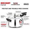 Miss Mary Handi Pressure Cooker 5 Litre Silver MMH50