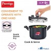 Prestige Svachh Clip-on 5 Litre Hard Anodised Pressure Cooker Black