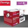 Prestige Svachh Clip-on Mini Hard Anodized 3 Litre Pressure Cooker black